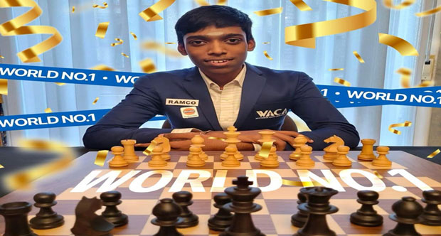 Rameshbabu Praggnanandhaa surpasses Viswanathan Anand to become India's number one Chess player