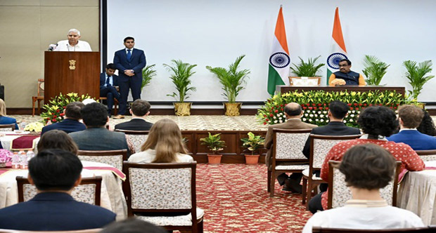 VP Jagdeep Dhankhar hails PM Modi as great visionary for believing in mass transformation