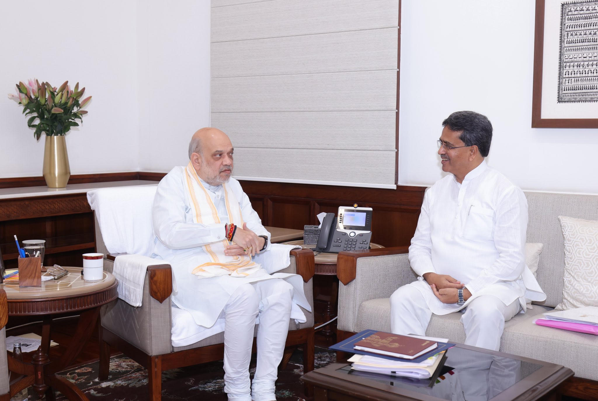 CM Manik Saha Meets Amit Shah