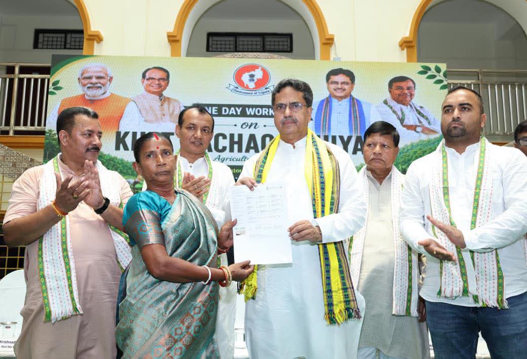 CM Manik Saha Calls for Sustainable Farming, Backs Organic Shift Under ‘Khet Bachao Abhiyan’