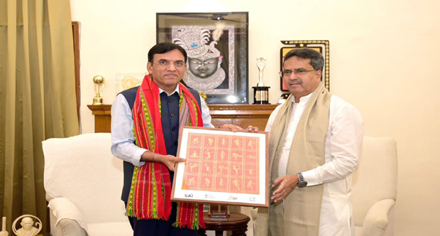 CM Manik Saha Meets Union Minister Mansukh Mandaviya, Discusses Tripura’s Development