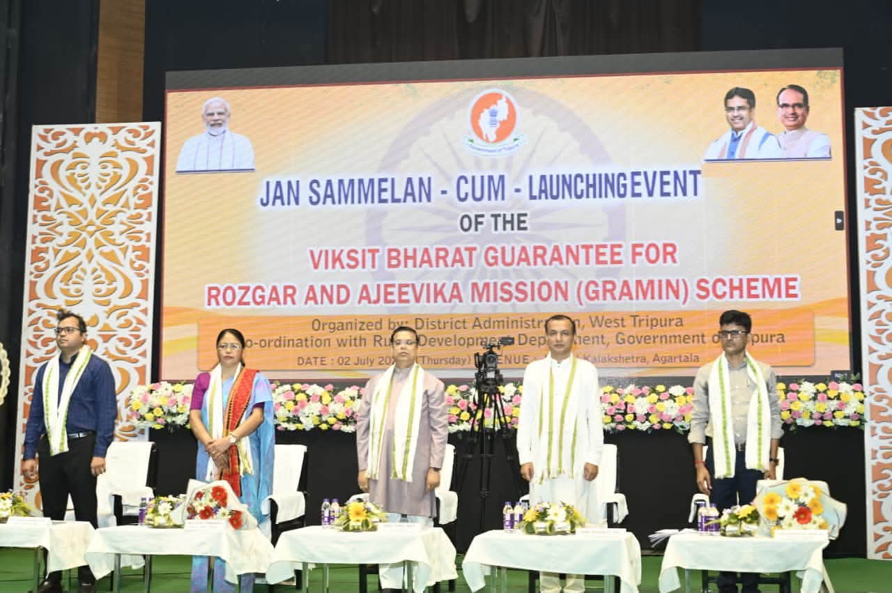 Tripura Launches VB-GRAM G Rural Job Scheme; Wage Raised to Rs 300