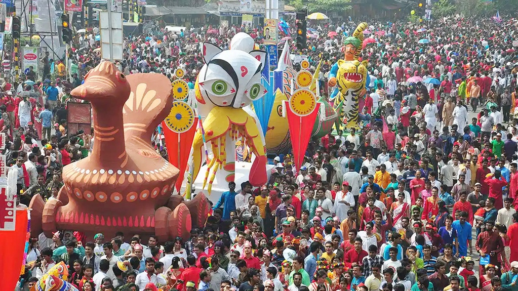 Bangladesh Marks Pohela Boishakh with Colorful Cultural Celebrations and Processions