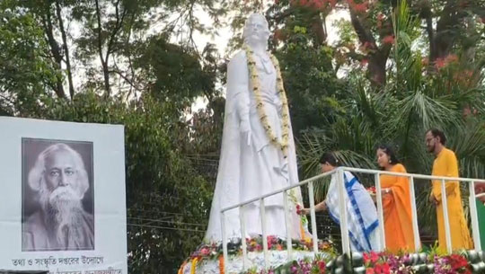 Tripura Pays Tribute to Rabindranath Tagore