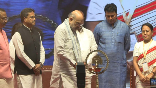 Parents must speak to children in mother tongue, Says Union HM Amit Shah at Rajbhasha Sammelan in Agartala
