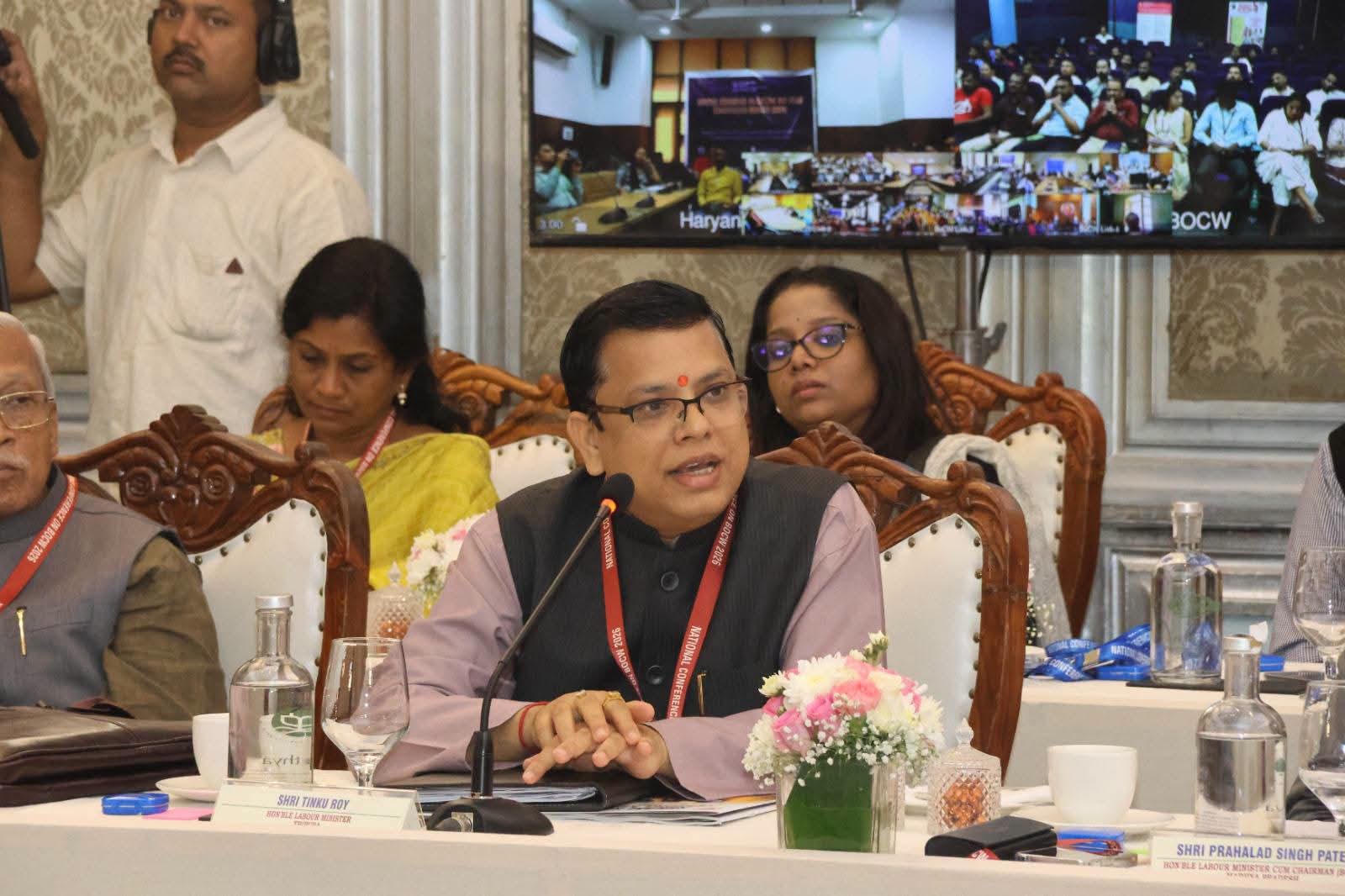 Tinku Roy Participates in National BOCW Conference in Mumbai