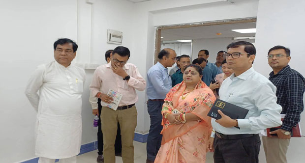 Mayor Reviews Agartala Civil Hospital Ahead of Imminent Opening
