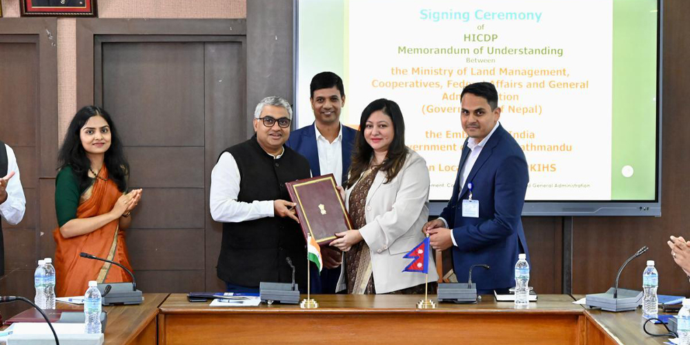 India, Nepal Sign MoUs for Eight Development Projects