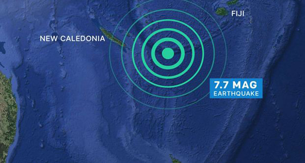 New Caledonia lifts tsunami warning after 7.7-magnitude quake