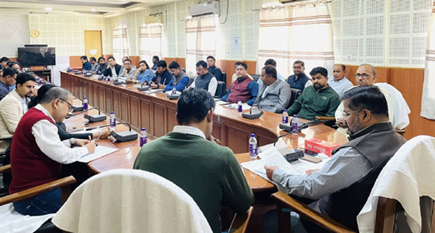 Minister Sushanta Chowdhury Reviews Railway Overbridge Projects in Jirania