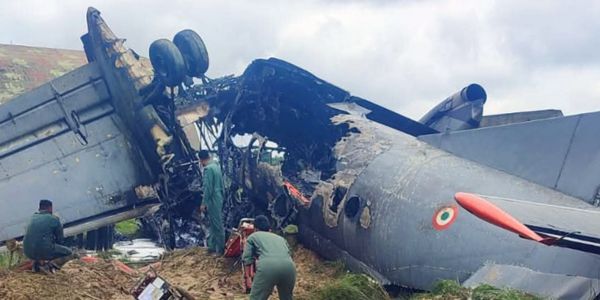 IAF AN-32 Aircraft Crashes at Jorhat Air Base; Five Personnel Killed
