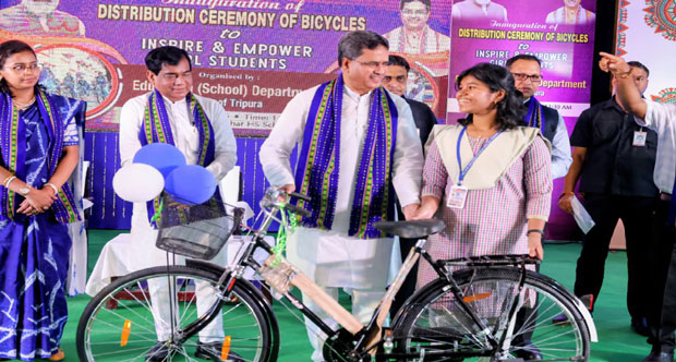 Tripura Expands Free Bicycle Scheme for All Class IX Girls