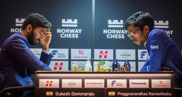 Praggnanandhaa Beats Gukesh to Stay in Title Hunt at Norway Chess 2026