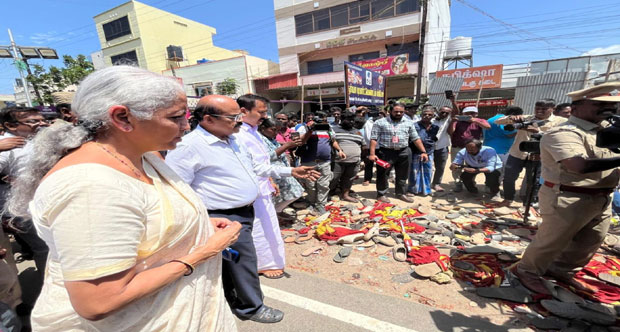 Death Toll Rises to 41 in Karur Stampede, FM Nirmala Sitharaman Visits Site