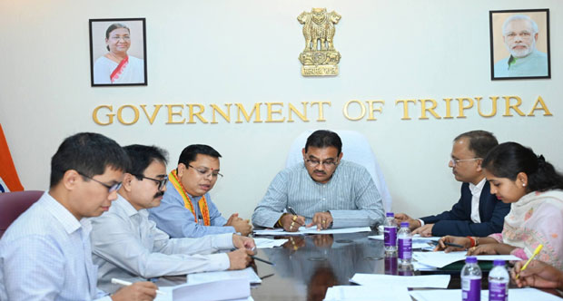 Minister Tinku Roy Reviews Departmental Allocations in Pre-Budget Talks with Finance Minister