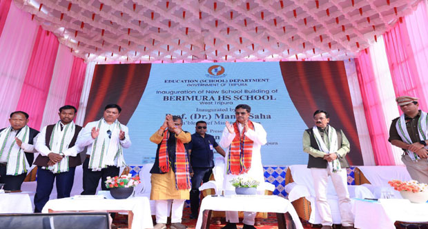 CM Dr. Manik Saha Inaugurates Modern School Buildings to Boost Education