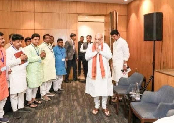 Biplab Deb Joins Amit Shah in BJP Bengal Strategy Meet 