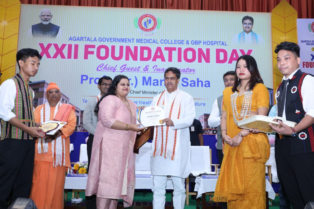 CM Manik Saha Lauds AGMC-GBP's Healthcare Progress
