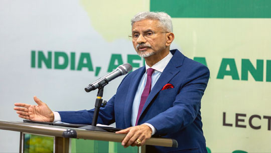 EAM Jaishankar addresses distinguished gathering at Foreign Service Institute of Ghana on India, Africa & Global South