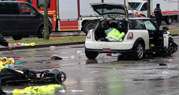 20 injured as Car driven into Pedestrians in Munich