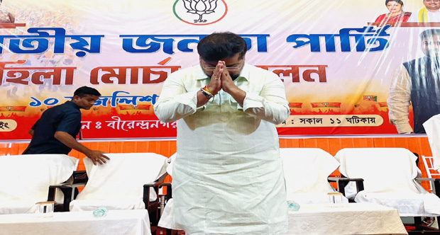 BJP Government Prioritising Women’s Empowerment, Says Minister Sushanta Chowdhury 