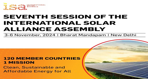 7th International Solar Alliance Assembly session to be held from Nov 3