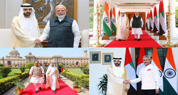 New Delhi: PM Modi meets Dubai Crown prince