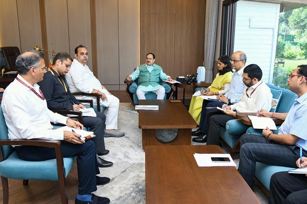 JP Nadda Reviews H1N1 Preparedness Amid Influenza Monitoring