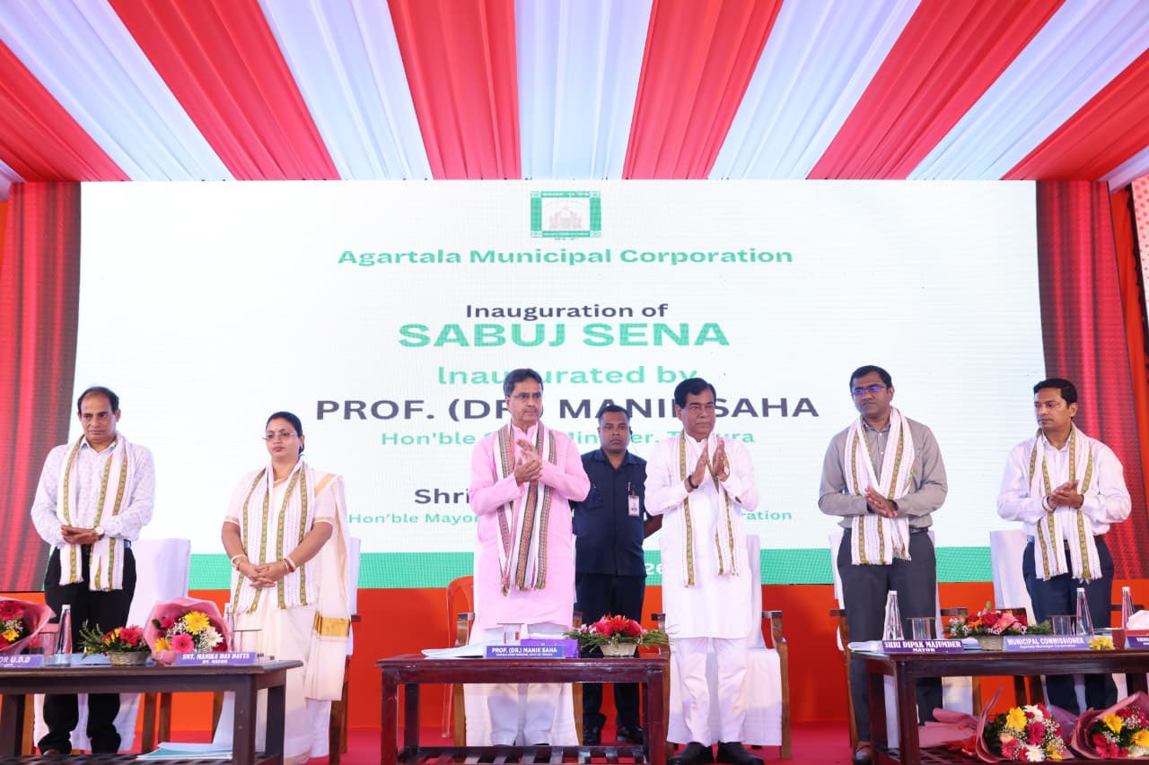 CM Dr Manik Saha launches AMC’s ‘Sabuj Sena’ initiative
