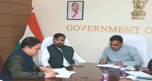 Minister Sushanta Chowdhury Meets Pranajit Singha Roy to Finalise Departmental Budget Proposals for 2026–27