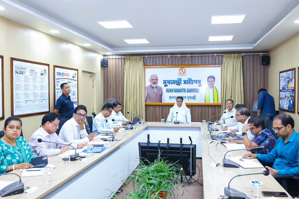 CM Manik Saha Directs Swift Action on Public Grievances