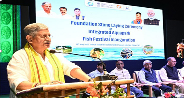 Union Minister Rajiv Ranjan Singh highlights Tripura’s potential in Fisheries