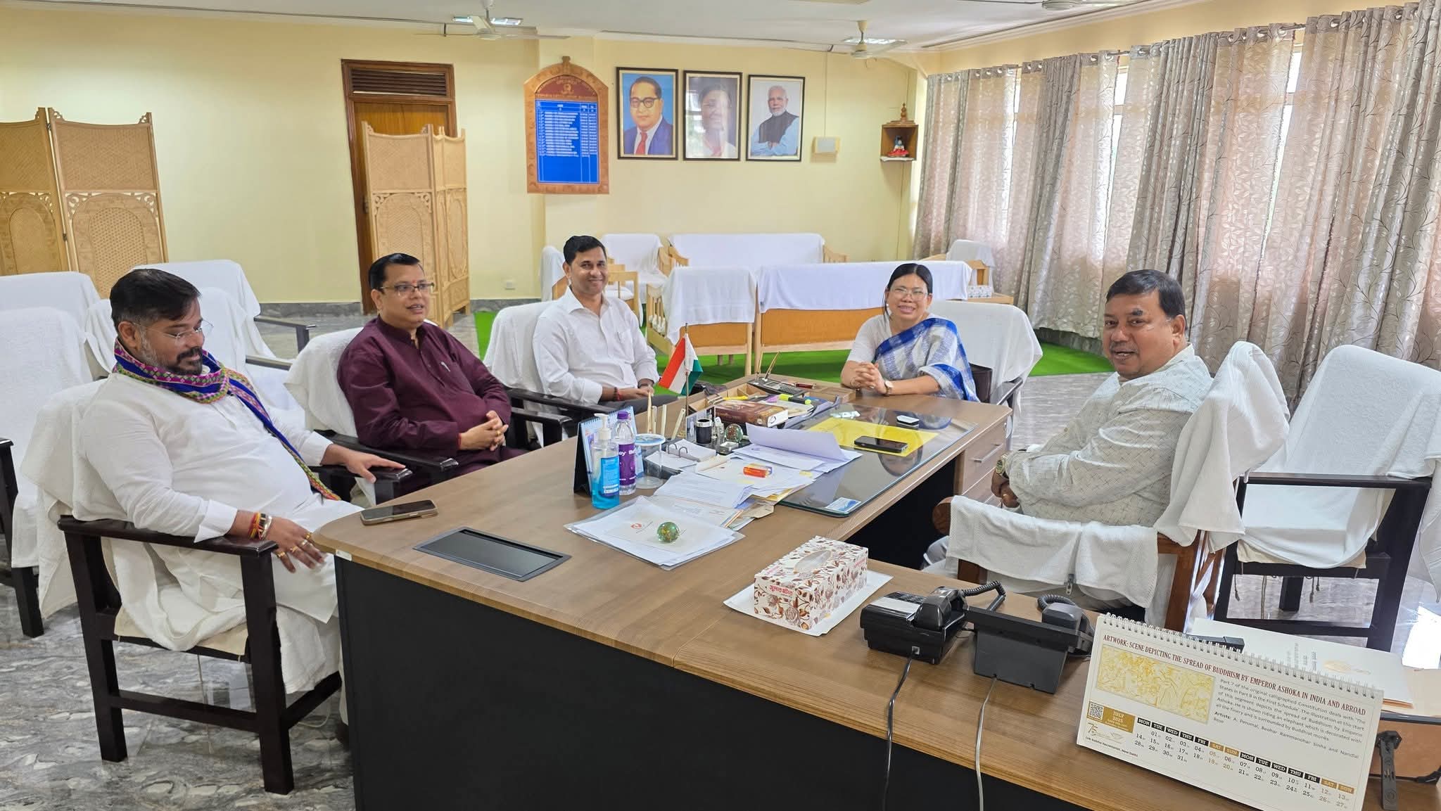 Tripura: Ministers Meet Tripura Deputy Speaker
