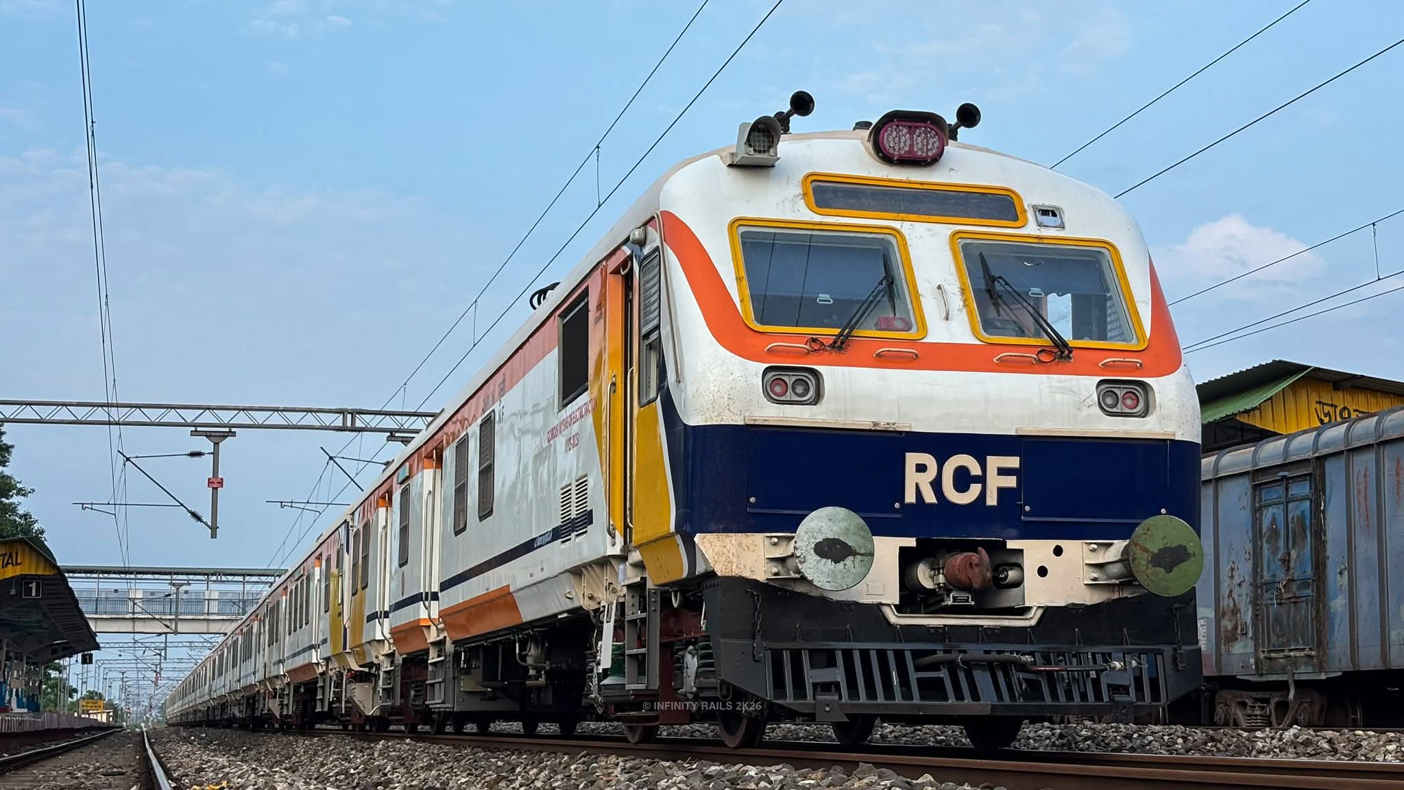 Electric MEMU Trial Run Reaches Sabroom, Regular Service Expected Soon