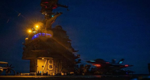 USS Gerald R. Ford Diverts to Crete for Repairs After Fire