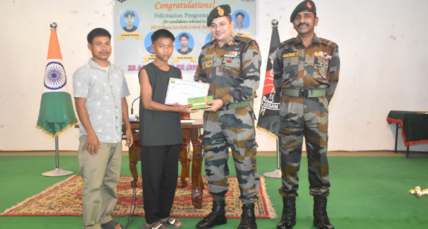 Assam Rifles Felicitates Tribal Students on Securing Dehradun School Admissions