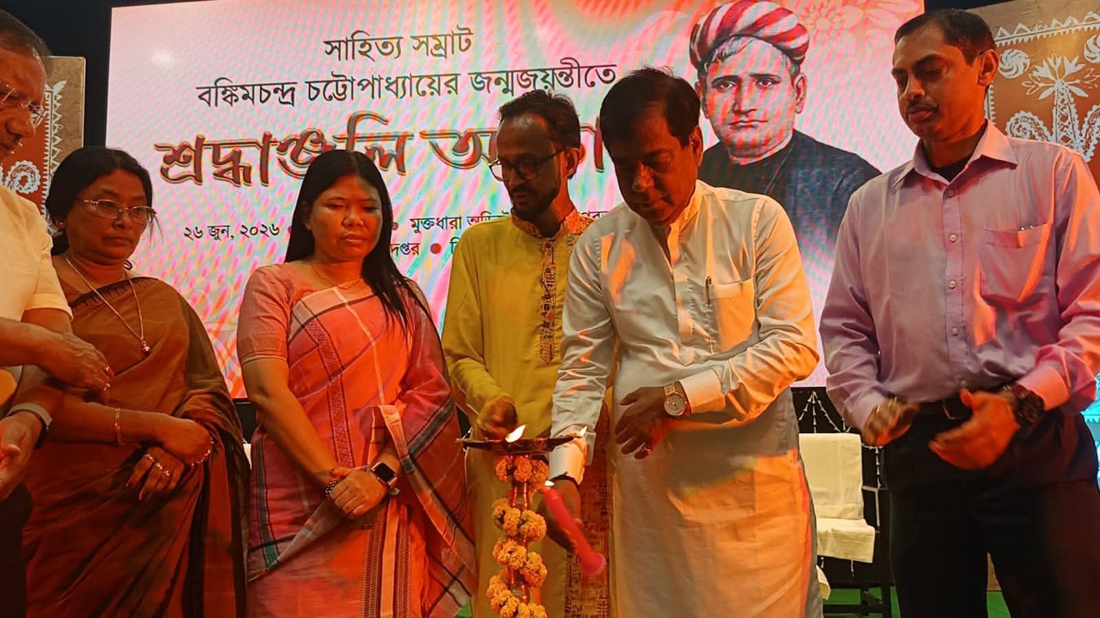 Mayor Pays Tribute to Bankim Chandra on Birth Anniversary