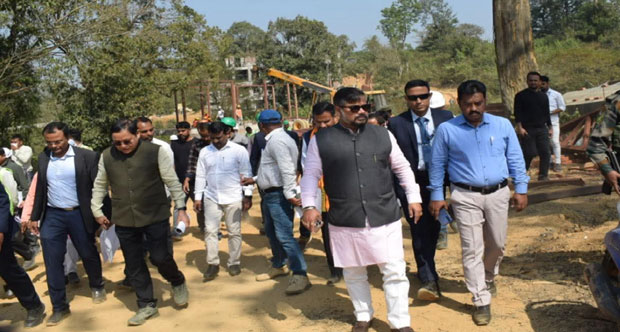 Tourism Minister Sushanta Chowdhury Reviews Sonamukhi Project in Kailashahar