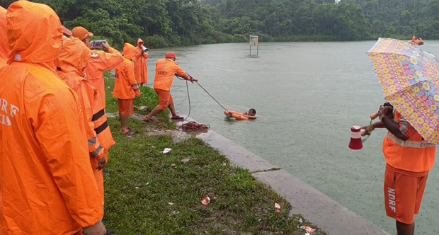 Mega mock exercise held to assess flood and landslide preparation