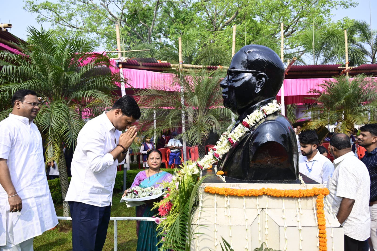 Minister Sudhangshu Das Honour Dr. Ambedkar, Emphasise Social Justice and Inclusion