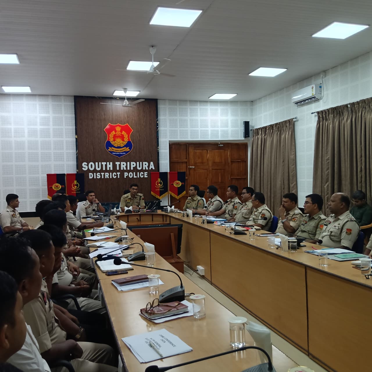 South Tripura Police Strengthen Security Ahead of Village Committee Polls