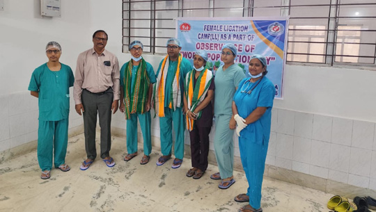 77 Women Undergo Laparoscopic Ligation at North Tripura District Hospital Camp
