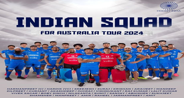 Hockey India Names 27-Member Indian Men’s Team for Upcoming Australia tour starting on April 6