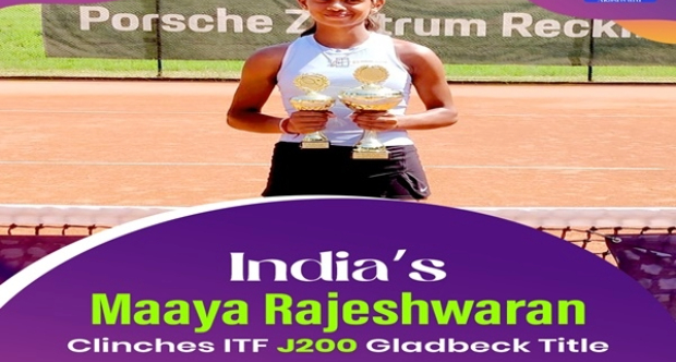 India’s Maaya Rajeshwaran clinches women’s single ITF J200 Gladbeck title in Germany