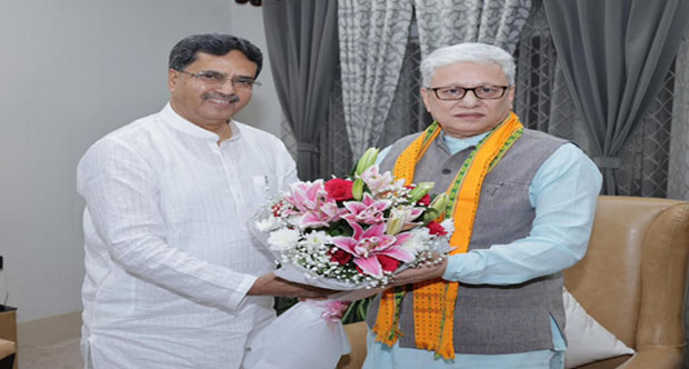 CM Manik Saha Extends Best Wishes to Jishnu Dev Varma on Becoming Maharashtra Governor