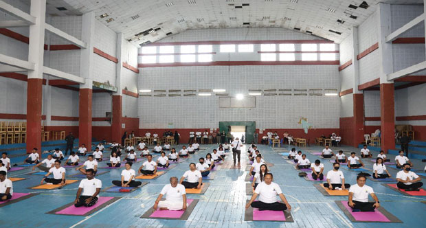 Nagaland Joins Global Observance of 10th International Day of Yoga with various programs across the State