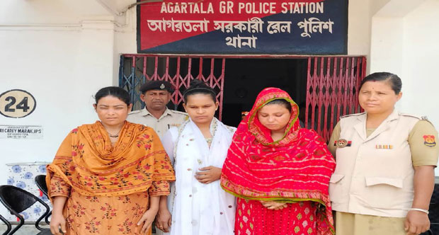 3 Bangladeshi women detained from Agartala railway station