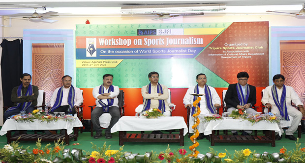 CM Dr. Manik Saha inaugurates Sports Journalism Workshop on World Sports Journalists Day